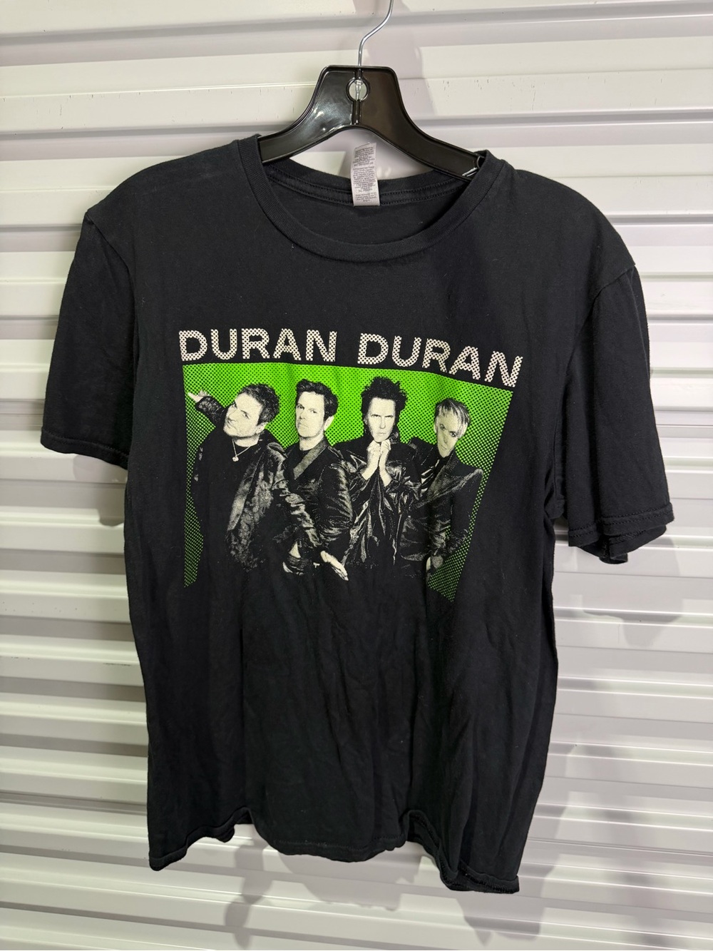 Duran Duran Gildan Black Short Sleeve Tee with Green Graphic M.
